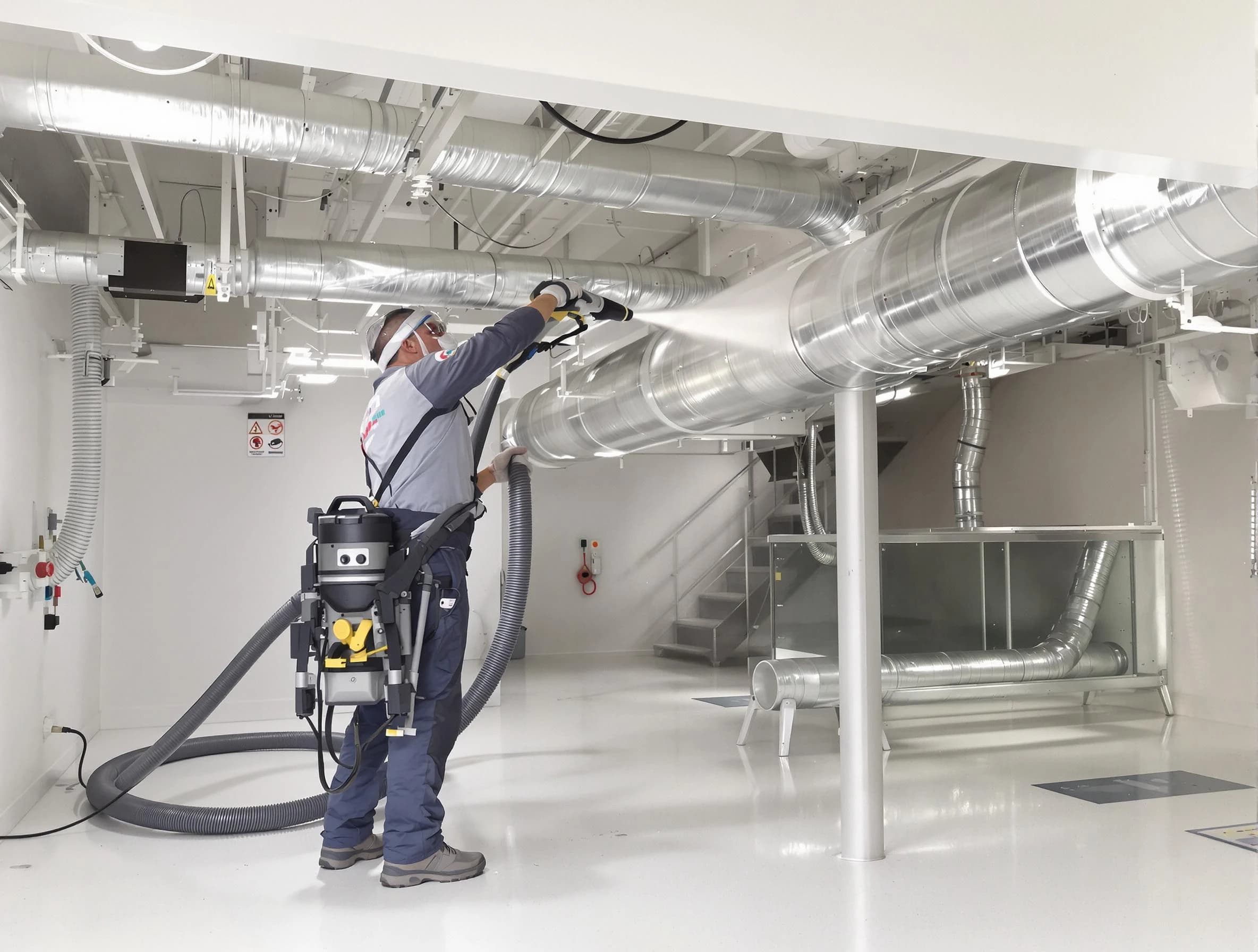 Professional central duct cleaning by Randolph Air Duct Cleaning in Randolph