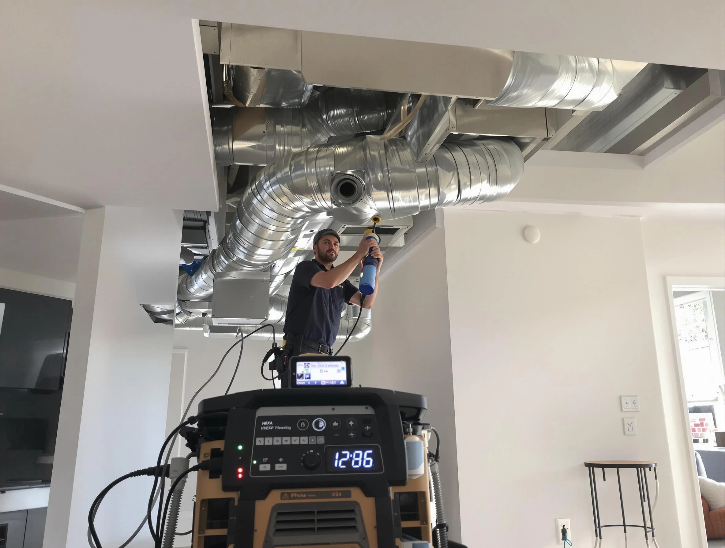 Advanced pure air duct cleaning by Randolph Air Duct Cleaning in Randolph