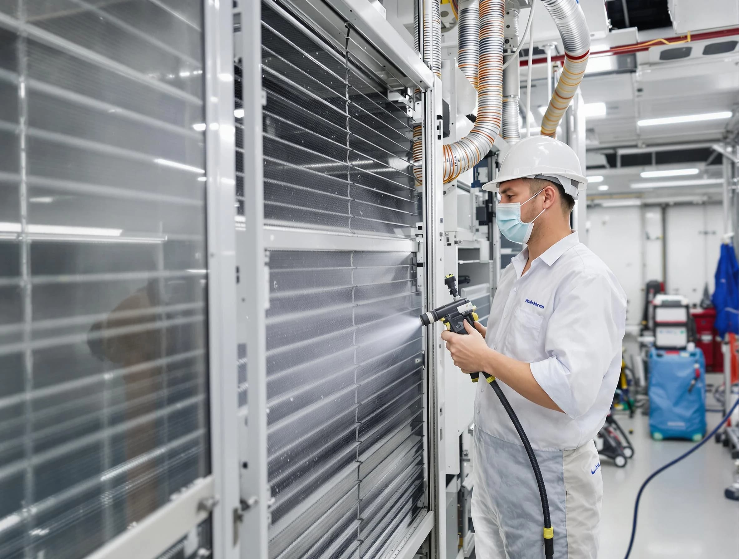 Professional AC coil cleaning by Randolph Air Duct Cleaning in Randolph