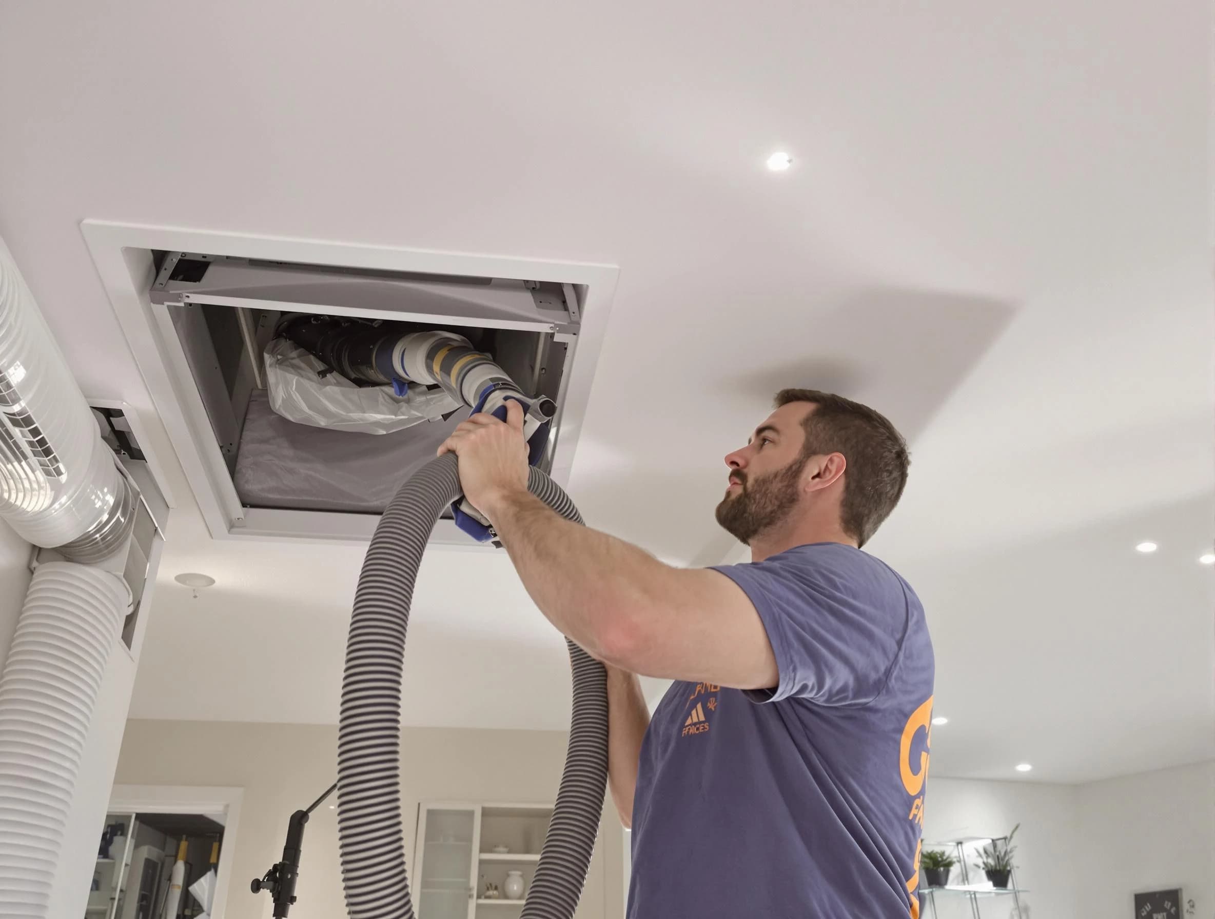 Precision indoor duct cleaning by Randolph Air Duct Cleaning in Randolph