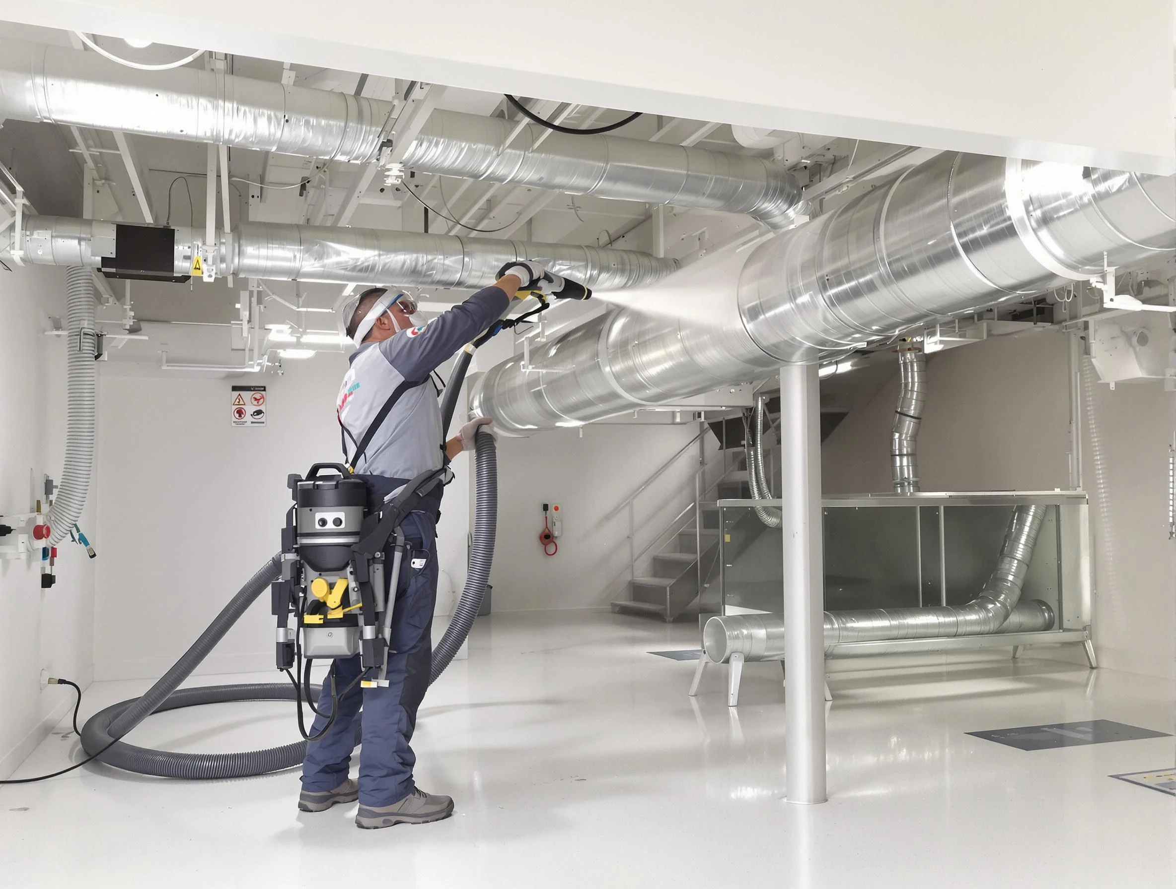 Professional central duct cleaning by Randolph Air Duct Cleaning in Randolph