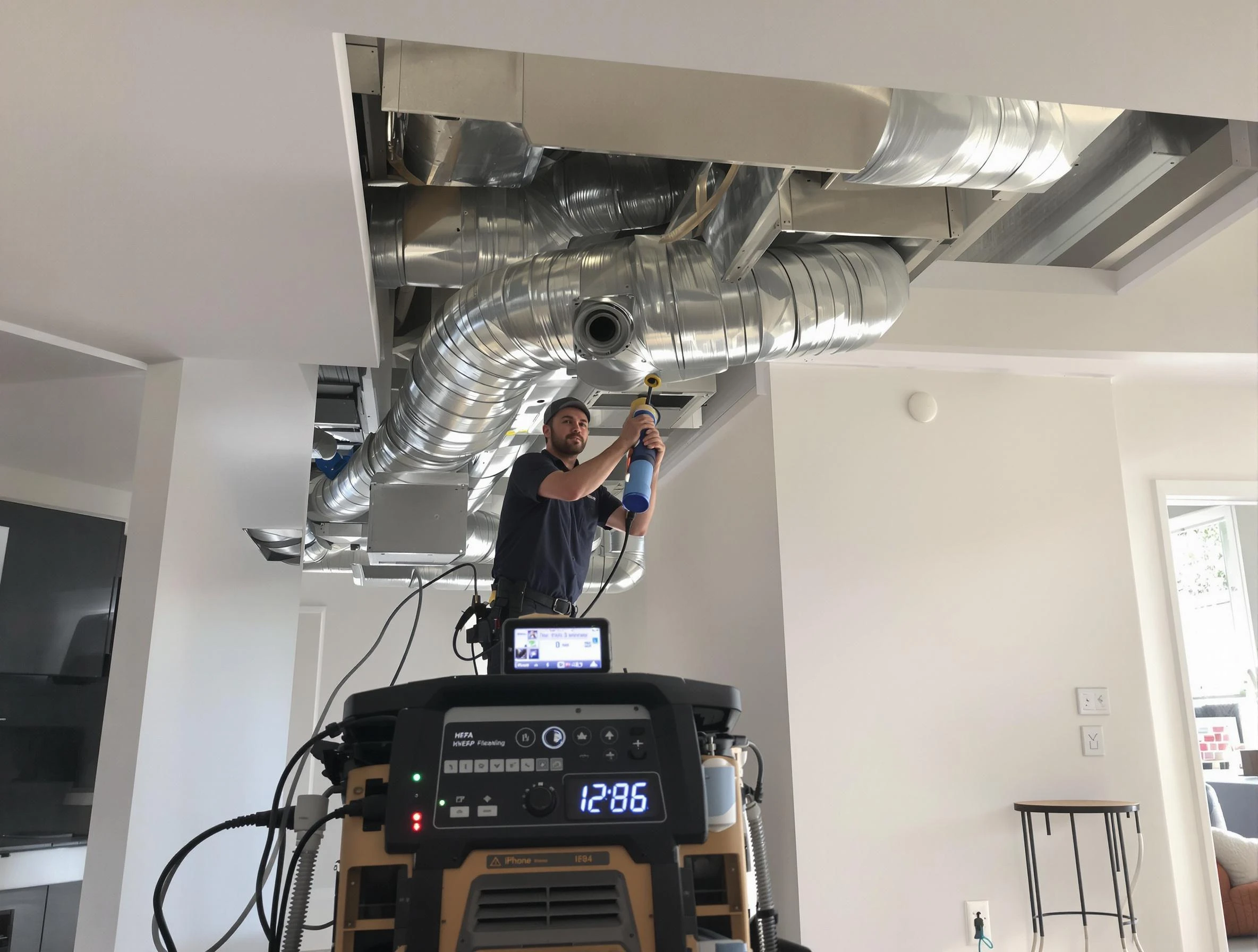 Advanced pure air duct cleaning by Randolph Air Duct Cleaning in Randolph